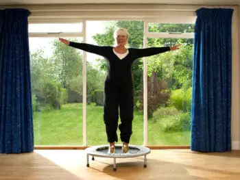 mini trampoline exercises for seniors