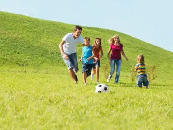 Family Playing Sports Together